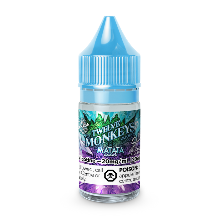 12 Monkeys Salt - Matata Iced 30mL (Grape, Apple)