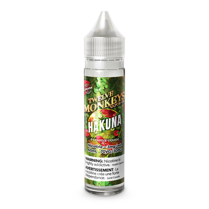 12 Monkeys - Hakuna 60mL (Apple, Cranberry)