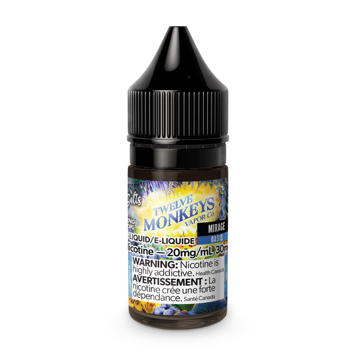 12 Monkeys Salt - Mirage 30mL (Blueberry, Kiwi, Pineapple)