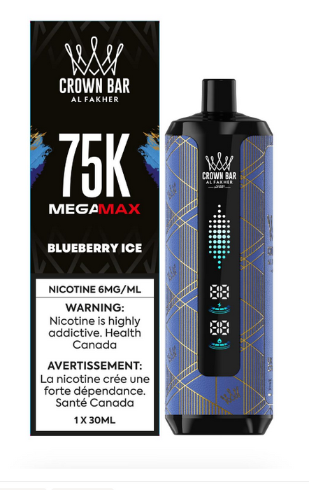 AL FAKHER Mega Max 75K - Blueberry Ice