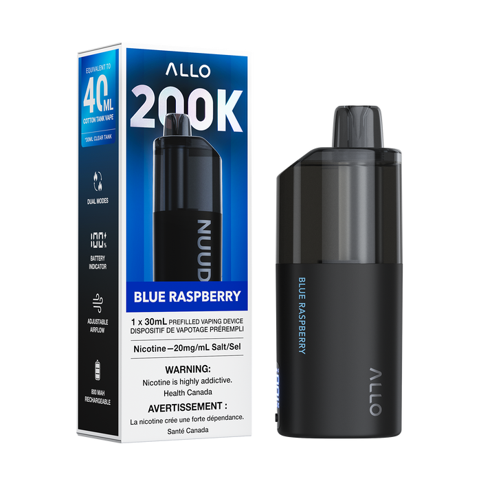 Allo Nuud 200K - Blue Raspberry