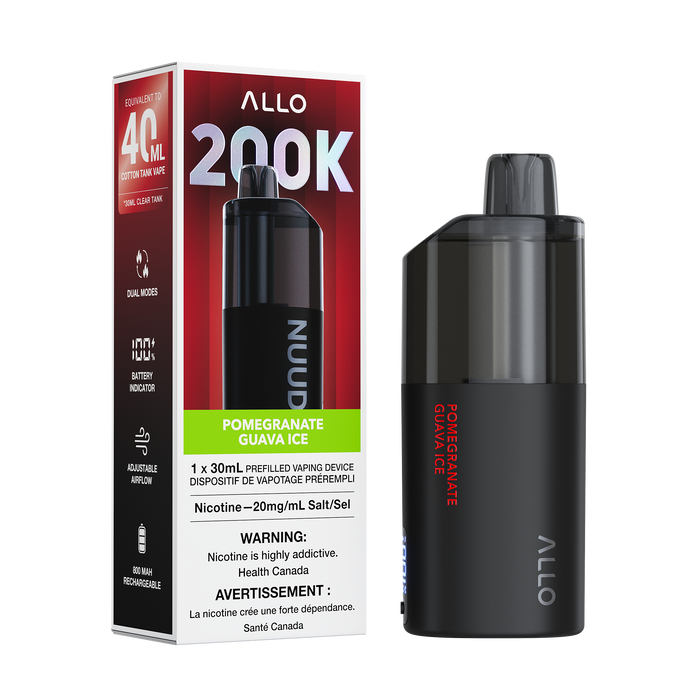 Allo Nuud 200K - Pomegranate Guava Ice