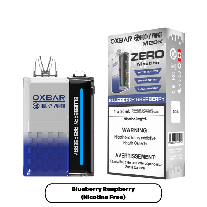 Rocky Vapor Oxbar M20K - Blueberry Raspberry 0mg