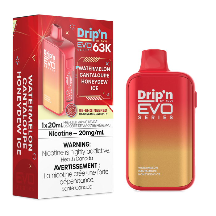 Drip'n EVO 63K - Watermelon Cantaloupe Honeydew Ice