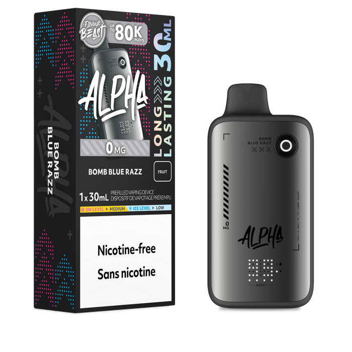 Flavour Beast Alpha 80K - Bomb Blue Razz 0mg
