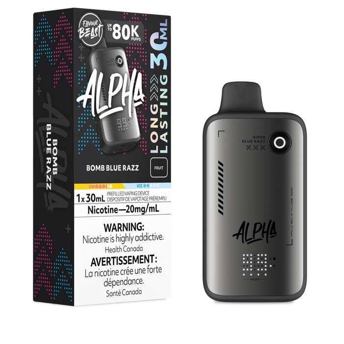 Flavour Beast Alpha 80K - Bomb Blue Razz 20mg