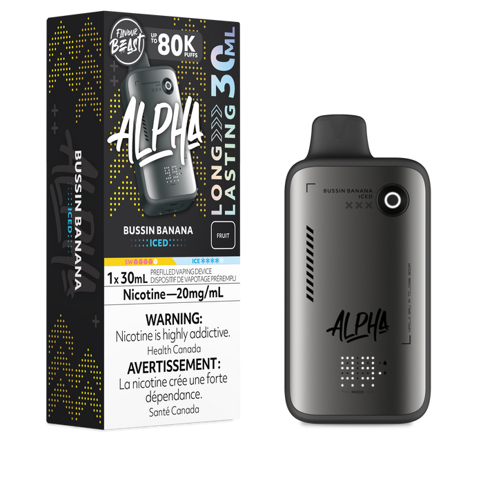 Flavour Beast Alpha 80K - Bussin' Banana Iced 20mg