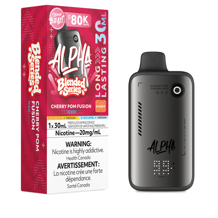 Flavour Beast Alpha 80K - Cherry Pom Fusion Iced 20mg