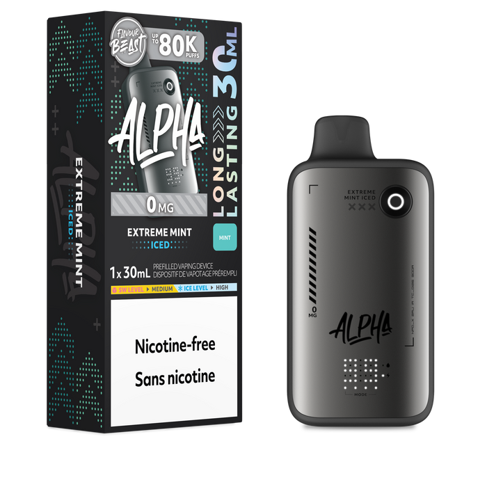 Flavour Beast Alpha 80K - Extreme Mint Iced 0mg