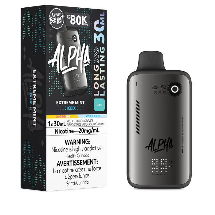 Flavour Beast Alpha 80K - Extreme Mint Iced 0mg