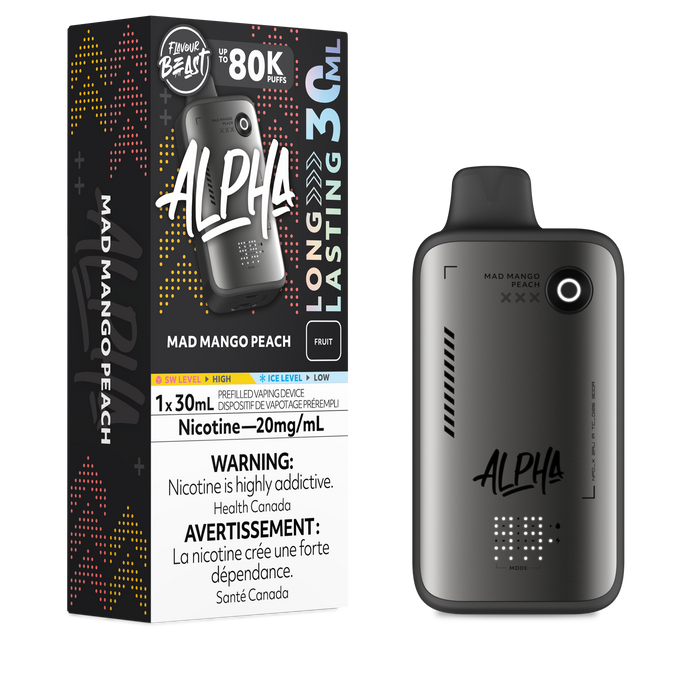 Flavour Beast Alpha 80K - Mad Mango Peach 20mg