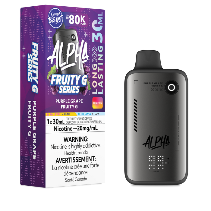 Flavour Beast Alpha 80K - Purple Grape Fruity G 20mg