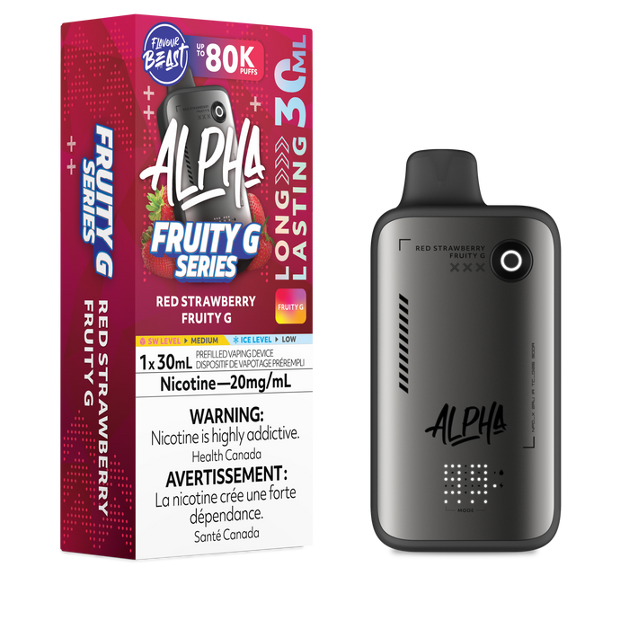 Flavour Beast Alpha 80K - Red Strawberry Fruity G 20mg