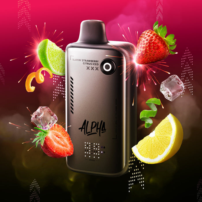 Flavour Beast Alpha 80K - Slayin' Strawberry Citrus Iced 20mg