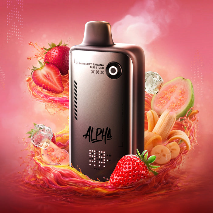 Flavour Beast Alpha 80K - Strawberry Banana Bliss Iced 20mg