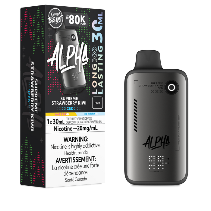 Flavour Beast Alpha 80K - Supreme Strawberry Kiwi Iced 20mg