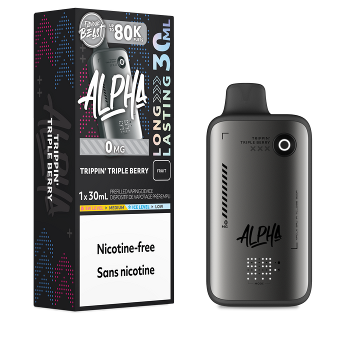 Flavour Beast Alpha 80K - Trippin' Triple Berry 0mg