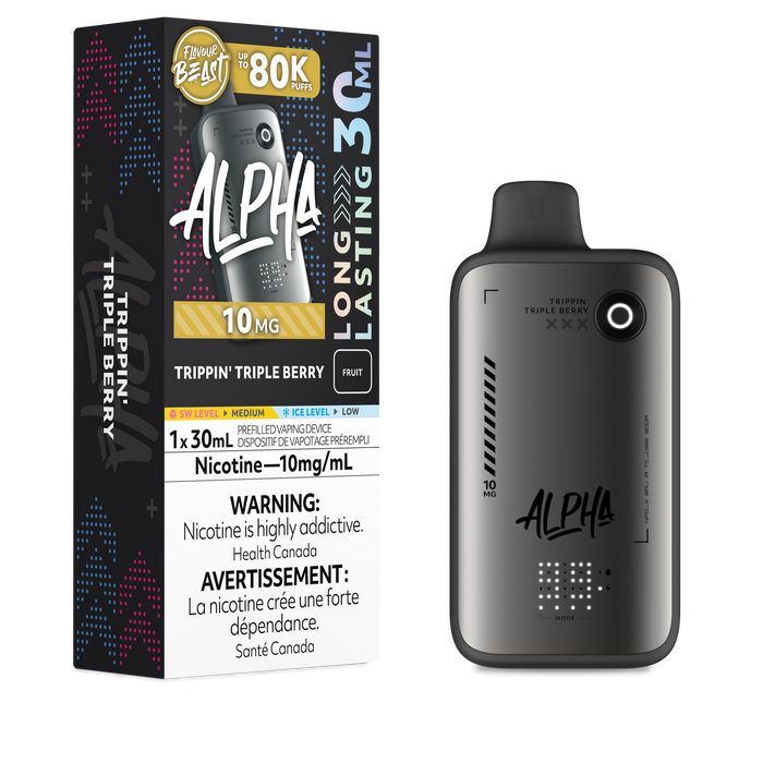 Flavour Beast Alpha 80K - Trippin' Triple Berry 10mg