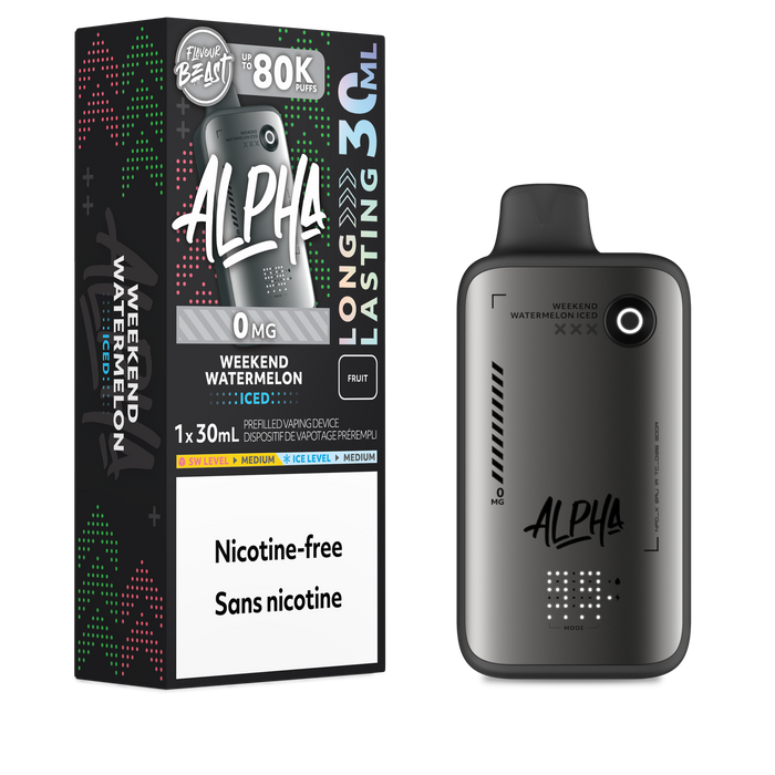 Flavour Beast Alpha 80K - Weekend Watermelon Iced 0mg