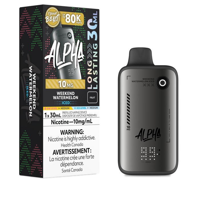 Flavour Beast Alpha 80K - Weekend Watermelon Iced 10mg
