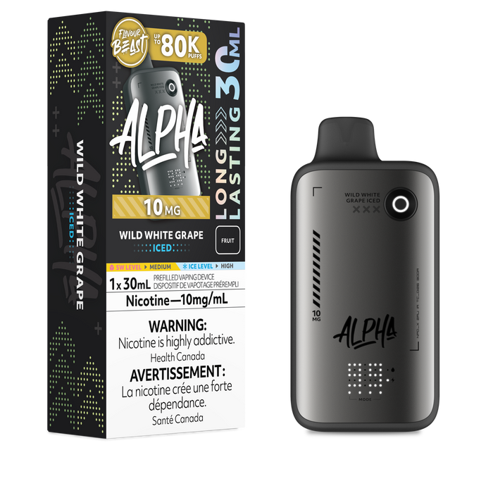 Flavour Beast Alpha 80K - Wild White Grape Iced 10mg