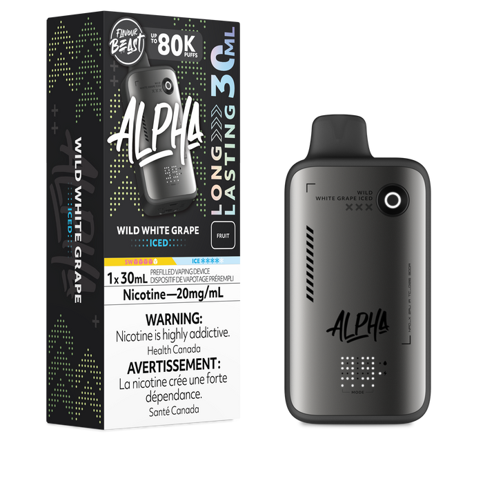 Flavour Beast Alpha 80K - Wild White Grape Iced 20mg