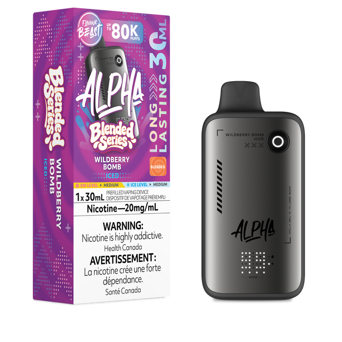 Flavour Beast Alpha 80K - Wildberry Bomb Iced 20mg