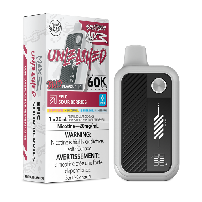 Flavour Beast Beast Mode Max 3 - Epic Sour Berries Iced