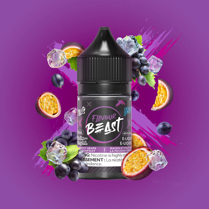 Flavour Beast Salt - Groovy Grape Passionfruit Iced