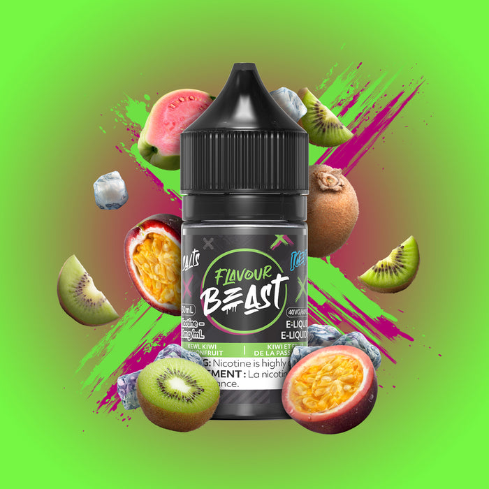 Flavour Beast Salt - Kewl Kiwi Passionfruit Iced