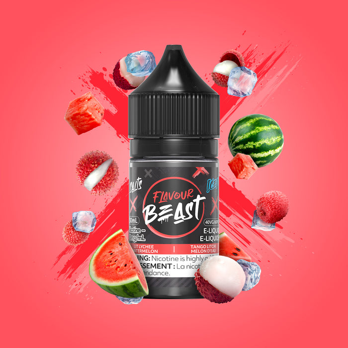 Flavour Beast Salt - Lit Lychee Watermelon Iced