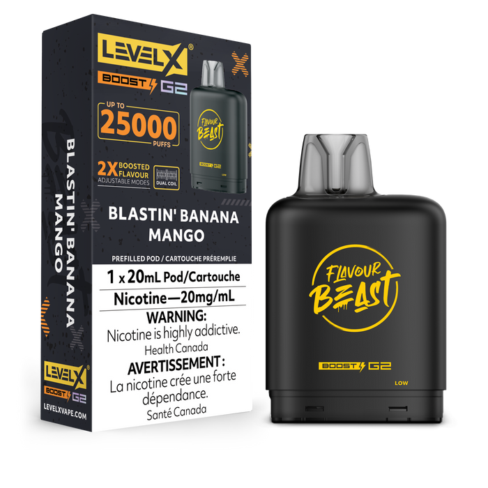 Level X Flavour Beast Boost G2 - Blastin' Banana Mango