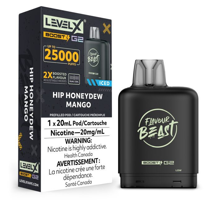 Level X Flavour Beast Boost G2 - Hip Honeydew Mango Iced