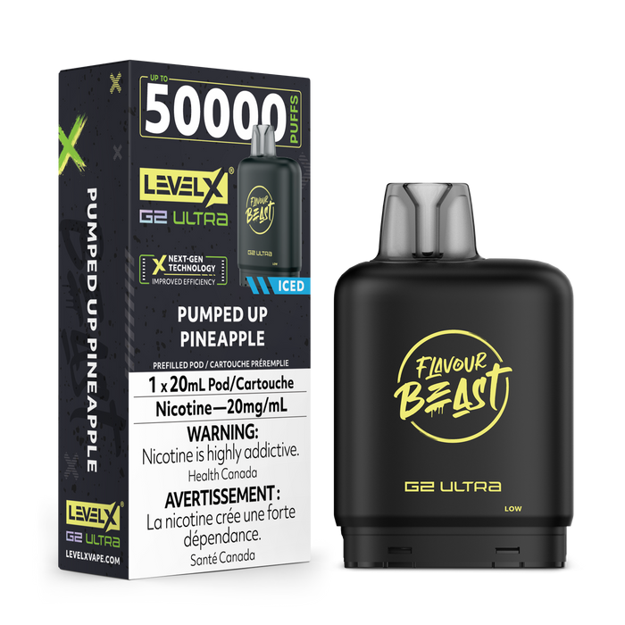 Level X Flavour Beast G2 Ultra Pod - Pumped Up Pineapple Iced