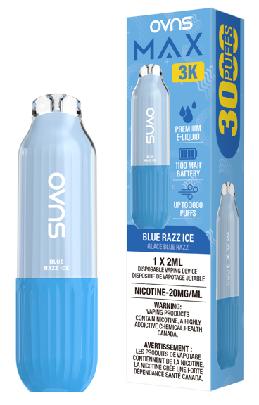 OVNS Max 3K - Blue Razz Ice