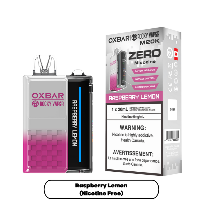 Rocky Vapor Oxbar M20K - Raspberry Lemon 0mg