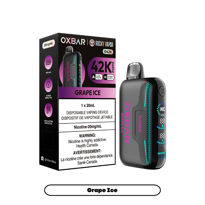 Rocky Vapor Oxbar G42K - Grape Ice