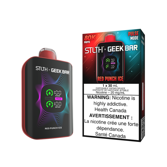 STLTH X GEEK BAR 80K - Red Punch Ice