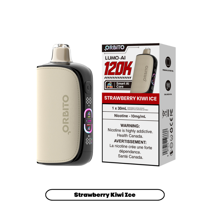 Orbito Lumo AI 120K - Strawberry Kiwi Ice 10mg