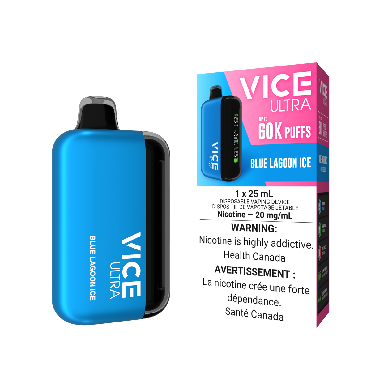 VICE ULTRA - Blue Lagoon Ice  Vape Studio