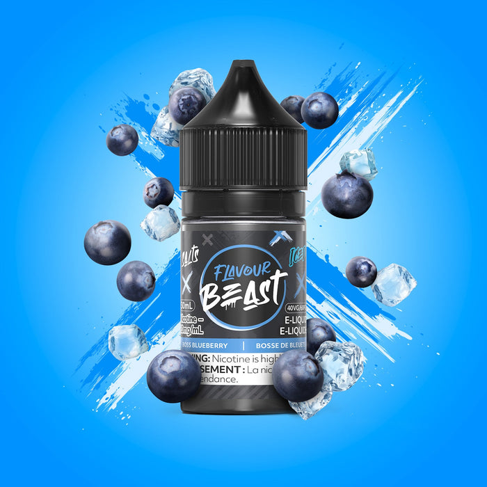 Flavour Beast Salt - Boss Blueberry Iced