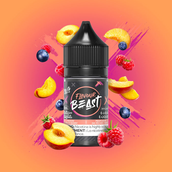 Flavour Beast Salt - Packin' Peach Berry