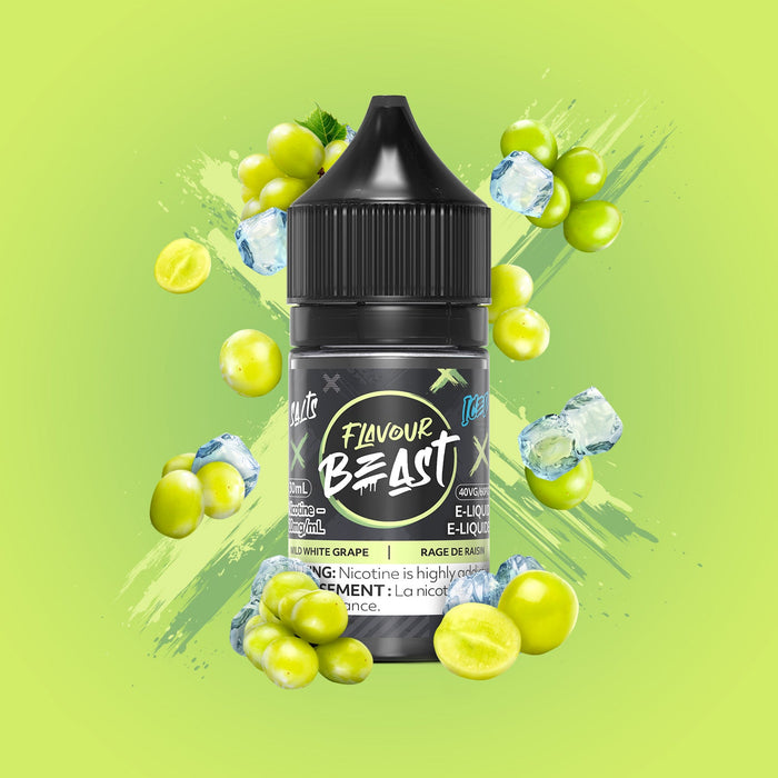 Flavour Beast Salt - Wild White Grape Iced 30mL