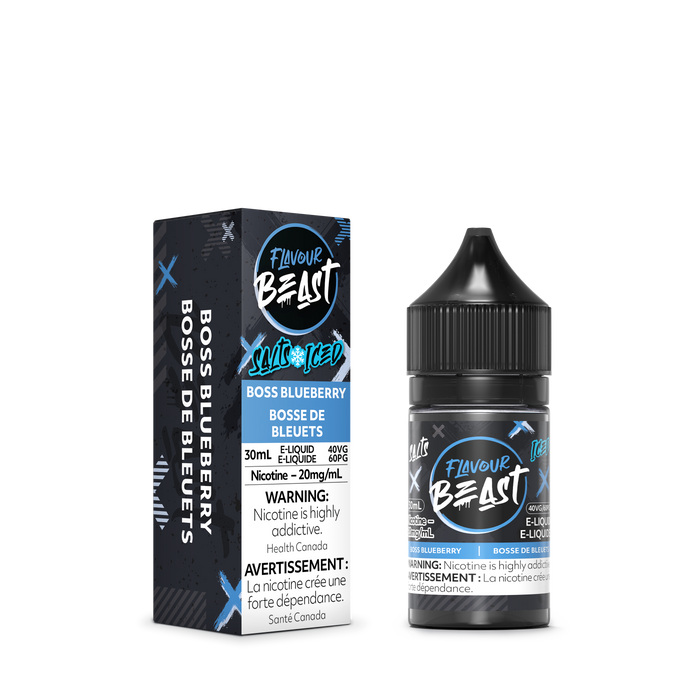 Flavour Beast Salt - Boss Blueberry Iced