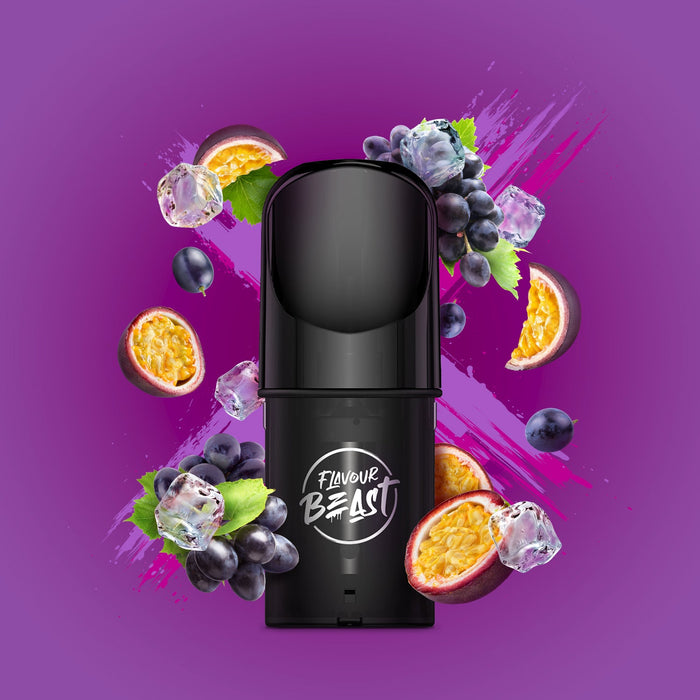 Flavour Beast Pods - Groovy Grape Passionfruit Iced