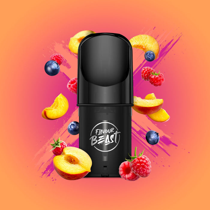 Flavour Beast Pods - Packin' Peach Berry