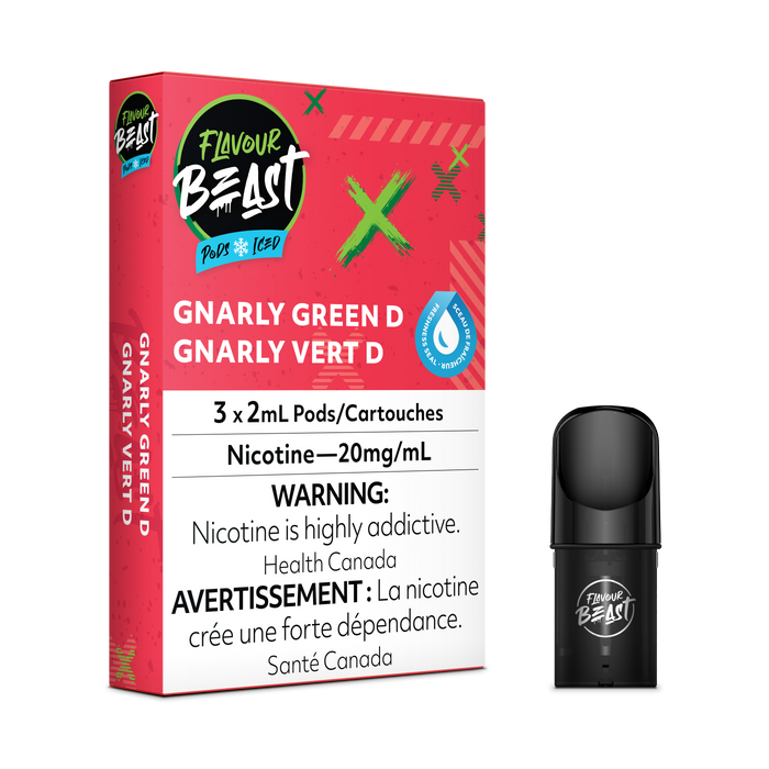 Flavour Beast Pods - Gnarly Green D