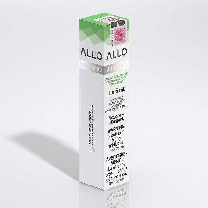 Allo Ultra 1600 - Lemon Lime Cranberry